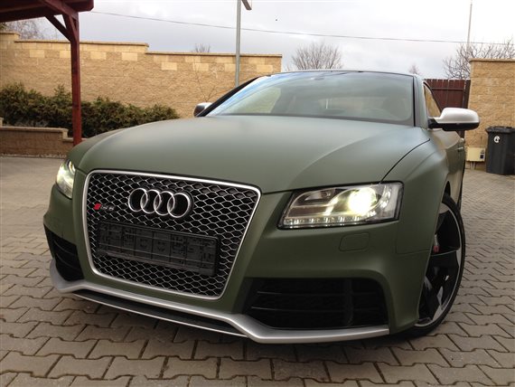polep 3M audi green matte