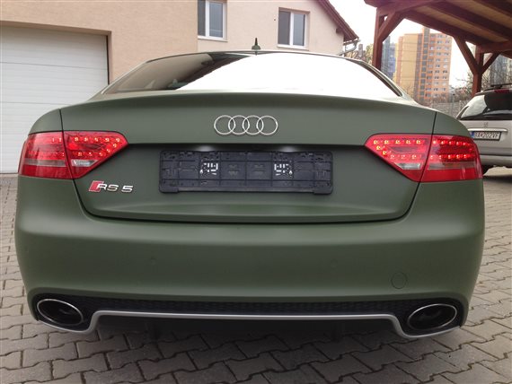 polep 3M audi green matte