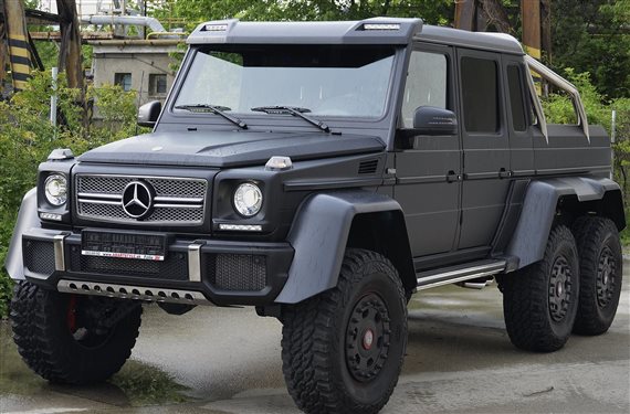 polep 3M Mercedes 6x6 black matte
