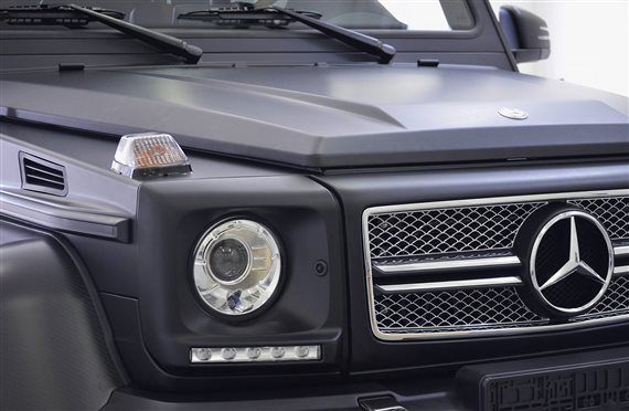 polep 3M Mercedes 6x6 black matte