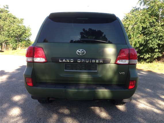 polep 3M Toyota Land Cruiser zelená matná