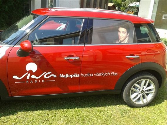 reklama na auto - reklamny polep