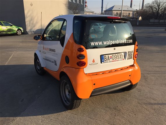 reklama na auto - reklamny polep
