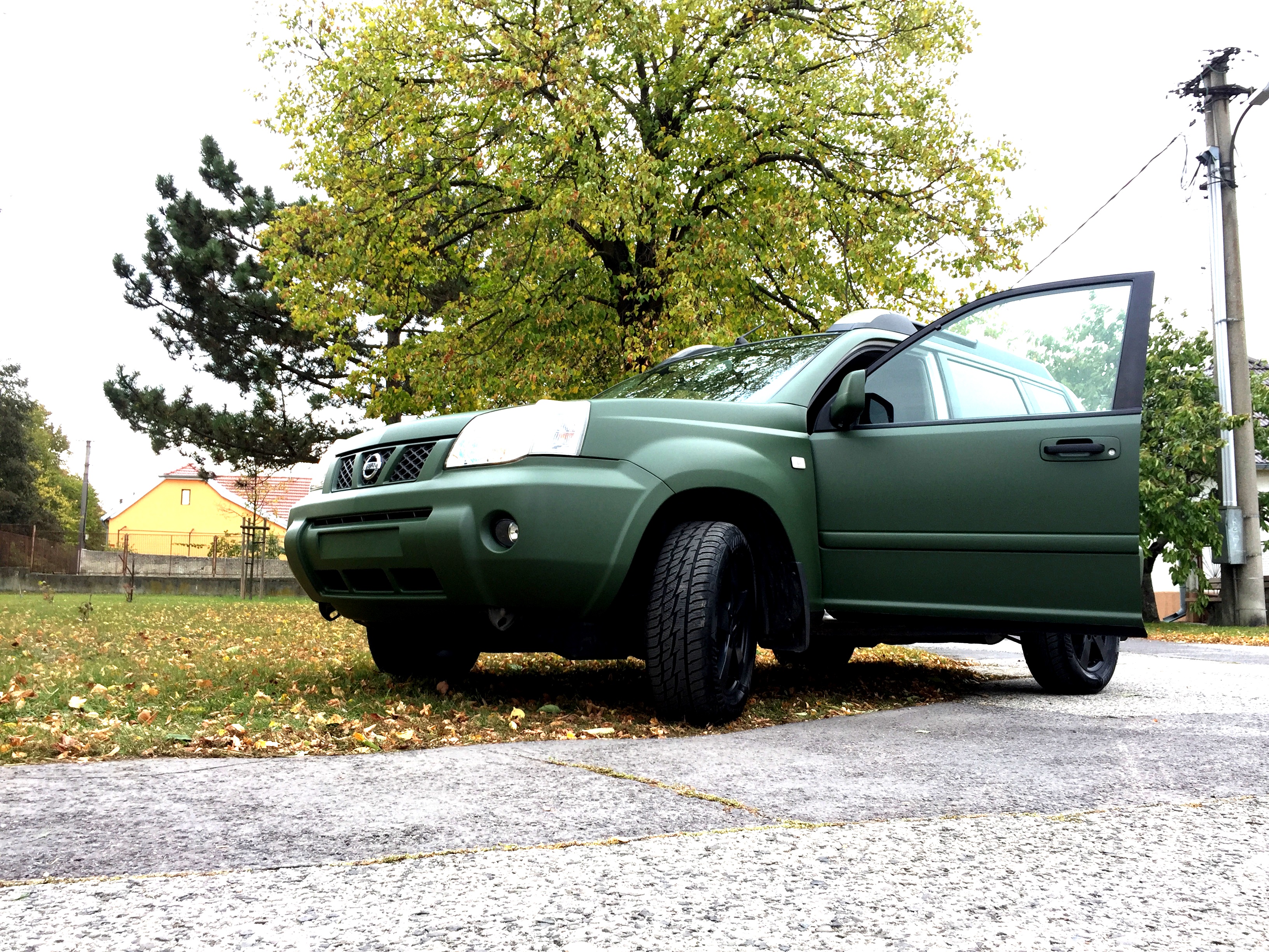 polep Nissan zelená matná od ABARTstyle